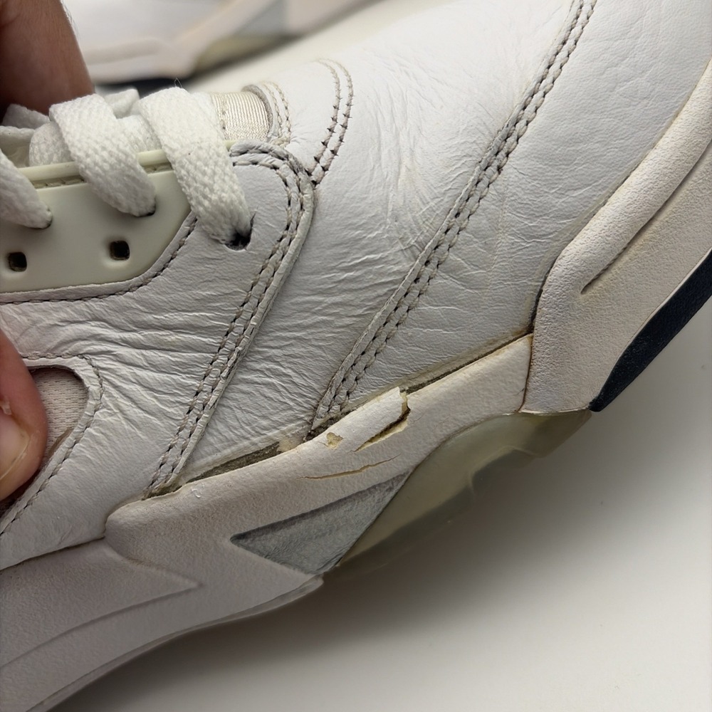 Size 12 - Air Jordan 5 Retro 2015 White Metallic*READ DESCRIPTION* - Picture 9 of 13